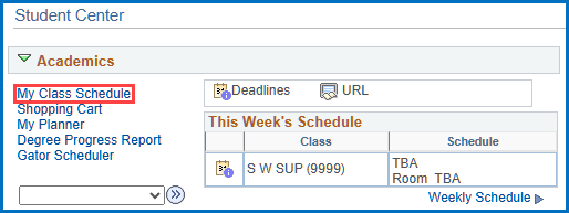 How to find the student center prereq info route